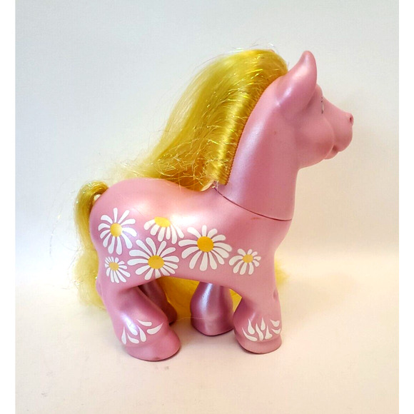 Vintage Cabbage Patch Kid Pony Princess Pink Daisy Magic Meadow 1992 Yellow Pink - Picture 2 of 9